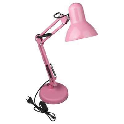 Lampka biurkowa składana E27 różowa 40 W 230 V