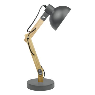 Lampka biurkowa składana E27 szara 40 W 230 V