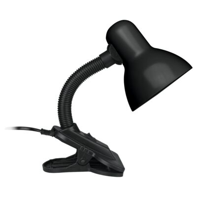 Lampka E27 z klipsem czarna 40 W 230 V