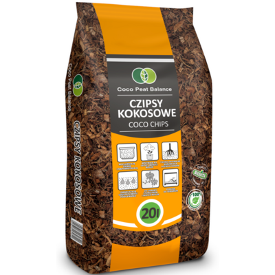 Czipsy kokosowe COCO chips 20 l Coco Peat Balance