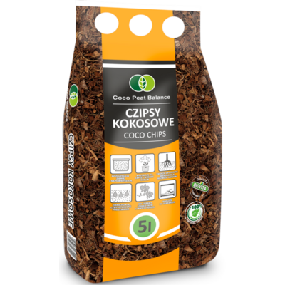 Czipsy kokosowe COCO chips 5 l Coco Peat Balance