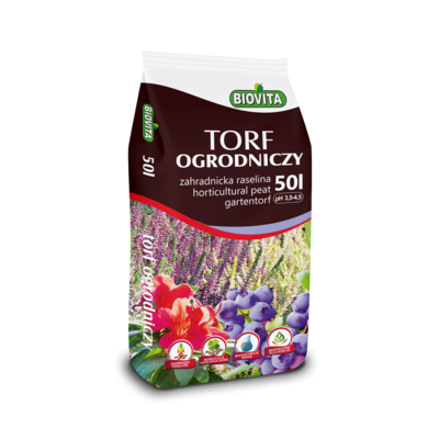 Torf ogrodniczy kwaśny 50 l Biovita