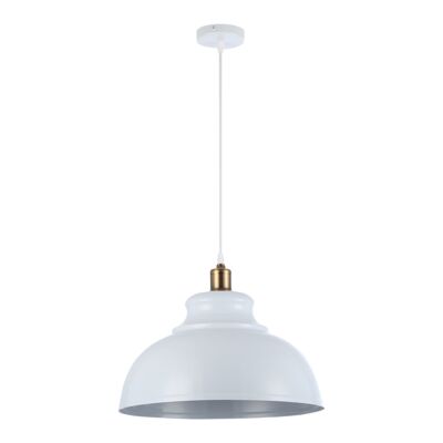 Lampa wisząca 1 x E27 biała 12 W 230 V IP20
