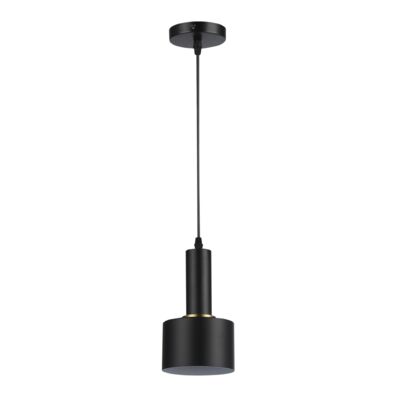 Lampa wisząca 1 x E27 czarna 12 W 230 V IP20 DPM