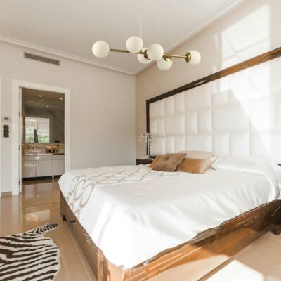 Lampa wisząca 6 x E27 złota 12 W 230 V