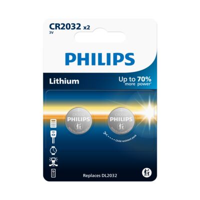 Bateria litowa CR2032 3 V 2 szt.Philips