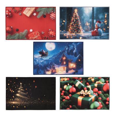 Dywanik świąteczny 40 x 60 cm mix