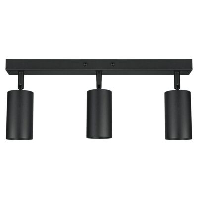 Lampa sufitowa VIKI 3 x GU10 czarna 10 W 230 V