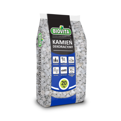 Grys Bianco Carrara white 22 - 30 mm 20 kg a'60 Biovita