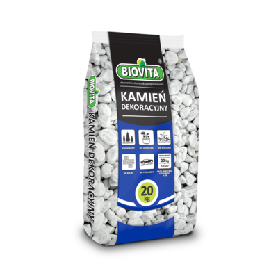 Otoczak Bianco Carrara 25 - 40 mm 20 kg a'60 Biovita