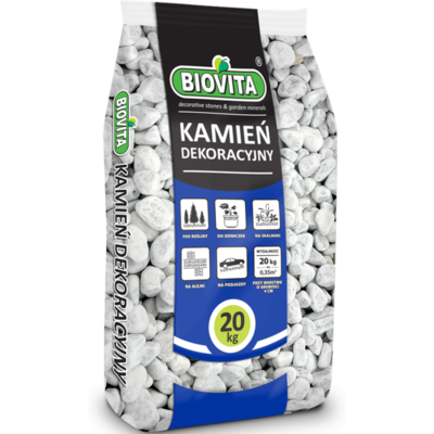 Otoczak Bianco Carrara 25 - 40 mm 20 kg a'60 Biovita