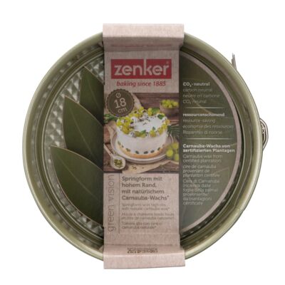 Forma do babki panettone 18 x 10 cm zielona Zenker