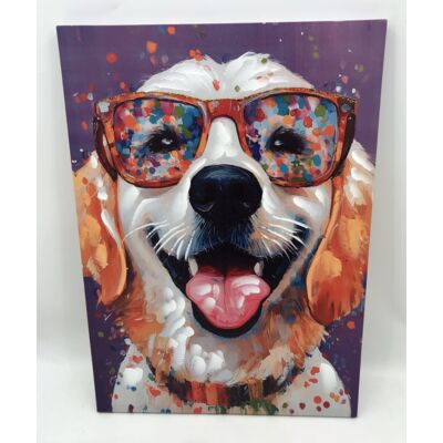 Obraz pies bez ramy 50 x 70 cm