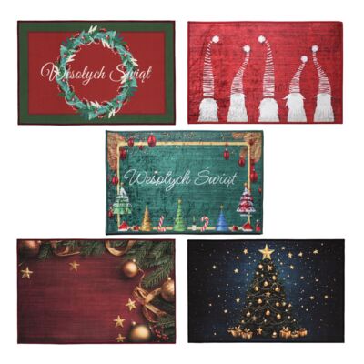 Dywanik świąteczny 40 x 60 cm mix2 wielokolorowy