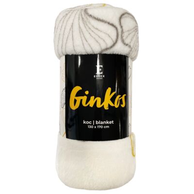 Koc Ginkos 150 x 200 cm beżowy