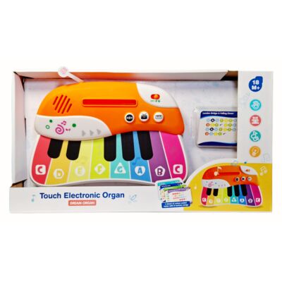Instrument pianino z kartami do grania
