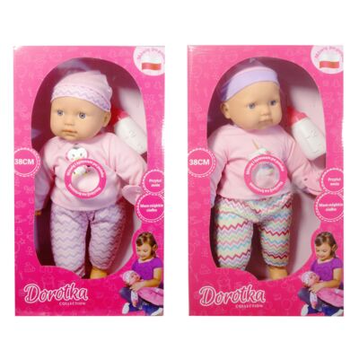 Lalka dorotka mówiąca 38 cm różowa
