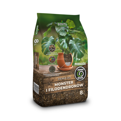 Ziemia do monster i filodendronów BIGOS 8 l BIOVITA