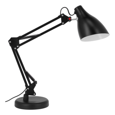 Lampka biurkowa oro cabo E27 15 W czarna