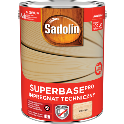 Impregnat do Drewna Superbase PRO 5 l Sadolin