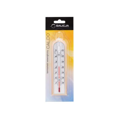 Termometr wewnętrzny Caldo 15 cm jasny biały