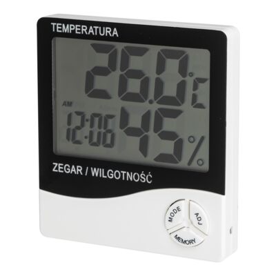 Termometr elektroniczny Caldo 15 cm biały
