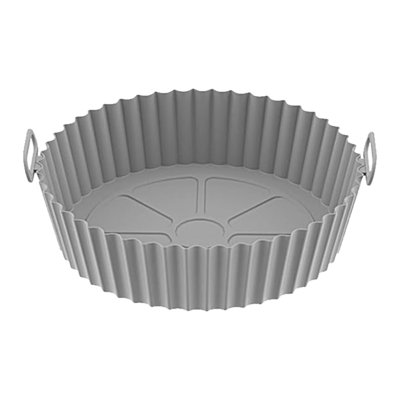 Wkład silikonowy do air fryera 20 x 6 cm szary