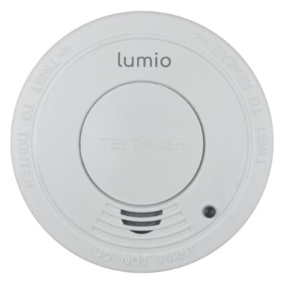 Czujnik dymu sufitowy bateryjny Lumio IP20