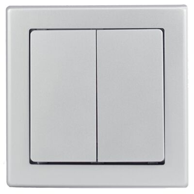 Łącznik świecznikowy jowisz srebrny IP20 3 x 8 x 8 cm