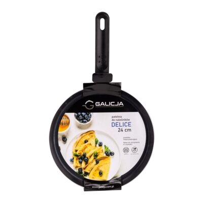 Patelnia do naleśników Delice 24 cm czarny