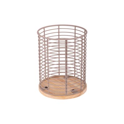 Przybornik kuchenny Scandi 17 cm beżowy