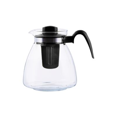 Dzbanek żaroodporny Agata 2,1 l z zaparzaczem mix kolorów