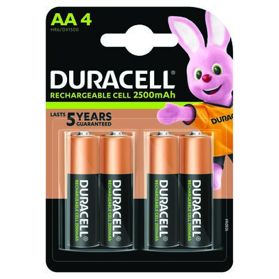Akumulator DURACELL LR6 AA 2500 mAh 4 szt.