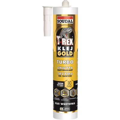 Klej hybrydowy T-REX Turbo 290 ml Soudal