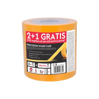 Taśma precyzyjna 2x 38 mm x 50 m + 25 mm x 50 m