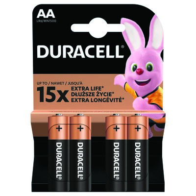Bateria alkaliczna DURACELL BASIC LR6 AA 4 szt.