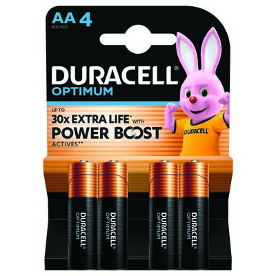Bateria alkaliczna DURACELL OPTIMUM LR6 AA 4 szt.