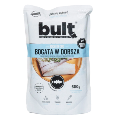 Saszetka dla psa bogata w dorsza 500 g