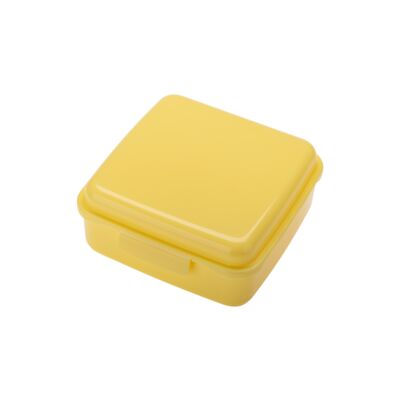 Lunchbox 13,5 x 13,5 x 6 cm żółty