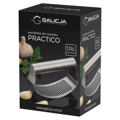 Wyciskacz do czosnku PRACTICO srebrny