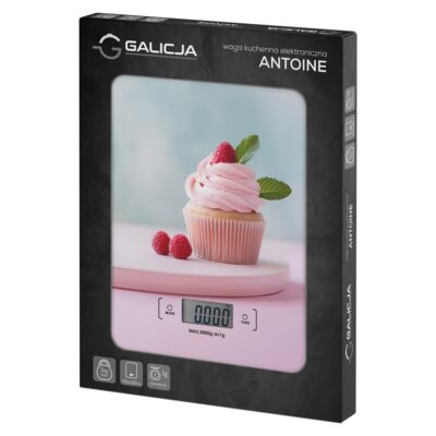 Waga kuchenna elektoniczna Antoine babeczka różowy