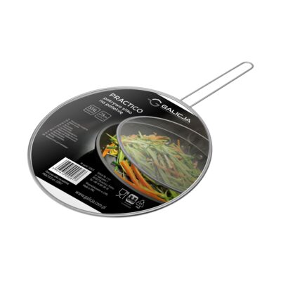 Pokrywa sitko na patelnię Practico srebrny