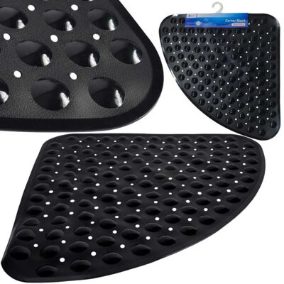 Mata antypoślizgowa Corner czarna 54 x 54 cm Sepio