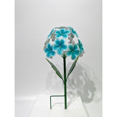 Dekoracja metalowa duży kwiat 47 cm różne kolory 1 szt.