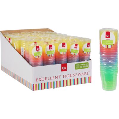 Zestaw kieliszków do shotów PP 30 ml 20 szt.