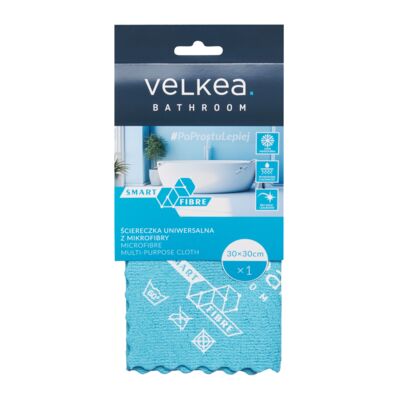 Ściereczka uniwersalna łazienka 30 x 30 cm niebieski