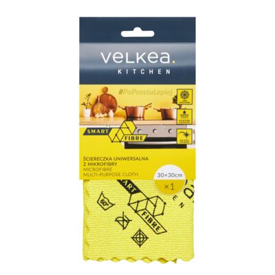 Ściereczka uniwersalna kuchnia 30 x 30 cm żółty