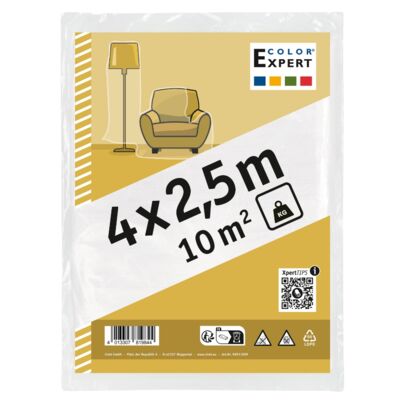 Folia malarska HDPE 7 my 4 x 2,5 m