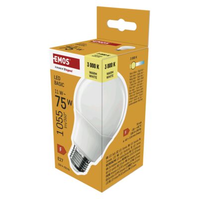 Żarówka LED basic A60 11 W 75 W 1055 lm E27 ciepły biały