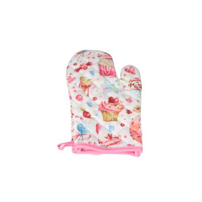 Rękawica kuchenna babeczki 18 x 30 cm 1 szt.